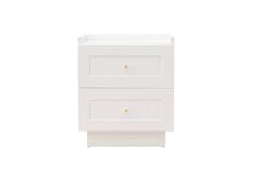 Henry Nachtkastje, 2 Laden, Wit