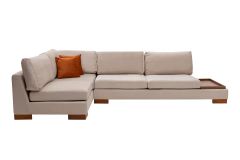 Tulip Hoekbank Links, Ecru (Zonder pouf)