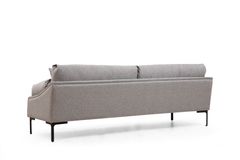 Leo Three Seater Sofa, Cloud Grey