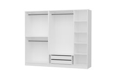 Tideway Crown Kledingkast met 5 Deuren en 2 Lades, 190 cm, Wit