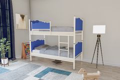 Blatt Stapelbed, 90x190 cm, Blauw
