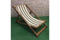Innobond Reclining Chaise Lounge Chair, Striped