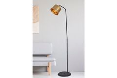 Lucas Floor Lamp, 165 cm, Gold