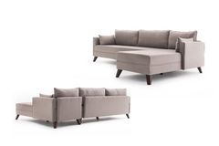 Bella Soft Hoekbank Links, Creme