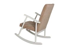 Asedia Trend Schommelstoel, Beige & Wit