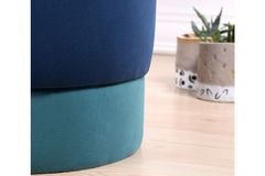Ropp Poef, Donkerblauw