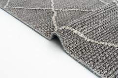 Elite Elle Machinetapijt, 80x250 cm, Grijs, 02