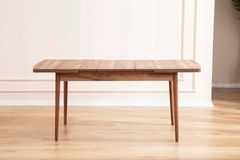 Lydiana Eettafelset voor 6 Personen, 140x80 cm, Creme