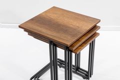 Mono C-Vormige Zettafels, 3 Stuks, Bruin