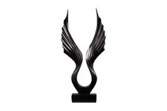 Abstract Vleugelobject, Zwart