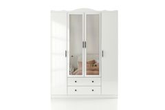 Lavinia 4 Door Children's Wardrobe