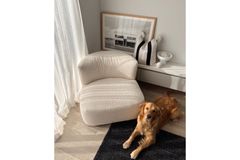 Milan Teddy Fauteuil, Wit