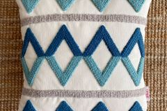 Bohemia Beach Cushion Cover Set, 43 x 43 cm, Blue