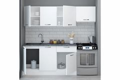 Volterra Keukenkast, 220 cm, Wit