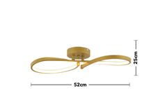 Apliqa Vetto Hanglamp, Goud