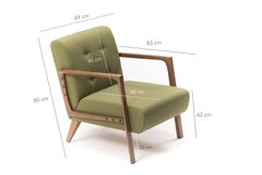 Cinque Terre Fauteuil, Groen