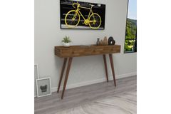 Woodface Rolls Houten Consoletafel, Bruin