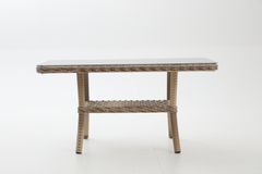 Pirus Rattan 3+1+1 Tuinloungeset, Beige