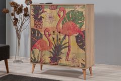 Flamingo Square Sideboard, Pink