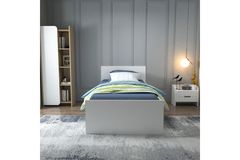 Arnetti Sofia Bedframe met Onderbed, 90x190 cm, Wit