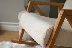 Joan Nini Teddy Schommelstoel, Beige