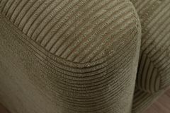 Lilly Ruffelfluwelen 3-Zitsbank, Groen