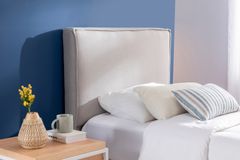 Luna Sage Boxspring Set, 90x190 cm, Grijs