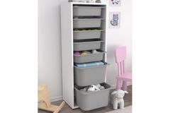 Tobias Children's Toy Storage, Grey