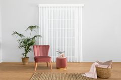Massarelli Tullia Tule Gordijn, Geplooid, 100x260 cm, Ecru
