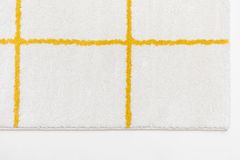 Emma Rug, 200 x 290 cm, White & Yellow