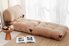 Junia Fold Opvouwbaar Vloerkussen, Bruin