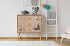 City Marin Chest of Drawers, Oak