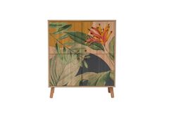 Saka Multifunctionele Kast met Houten Poten