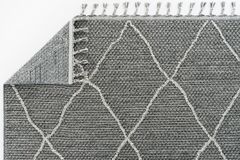 Elite Elle Machinetapijt, 80x250 cm, Grijs, 02