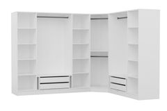 Medway Hoekkast met 8 Deuren en 4 Lades, Wit