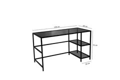 Neostyle Study Desk, Black