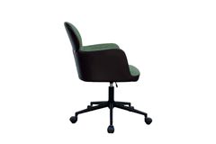 Roll Bureaustoel, Groen & Donkerbruin