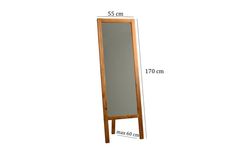 Neostyle Full Length Mirror, 55 x 170 cm, Dark Wood