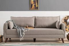 Bella Soft 3-Zitsbank, Creme