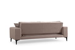 Astana 3-Zitsbank met slaapfunctie, Beige