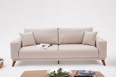 Lego 3-Zitsbank met slaapfunctie, Creme