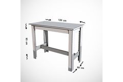 Barra Bartafel, 120x60 cm, Wit Hoogglans