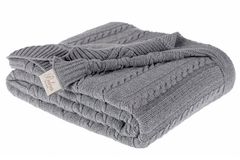 Neil Bed Throw, 130 x 170 cm, Grey