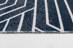 Natsu Machinetapijt, 80x150 cm, Blauw