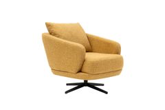 Natur Fauteuil, Mosterd (Kleurkeuze Stof In Showroom)