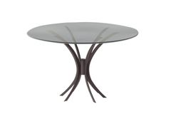Leon Ronde Metalen Eettafel, Zwart