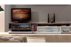 Image TV Unit, 210 cm, Walnut & White