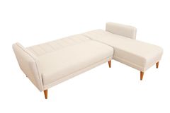 Aqua Hoekbank Rechts, Creme