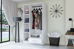 Life Kledingkast met 3 Deuren, Wit