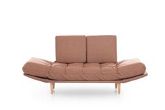 Futon Nina 2-Zitsbank, Lichtbruin